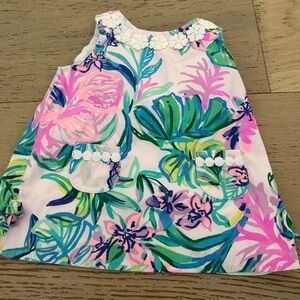 Lilly Pulitzer Pink and Green Floral Dress